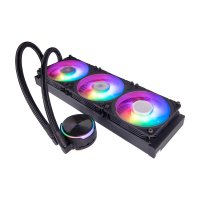 Cooler Master MasterLiquid PL360 Flux, Liquid cooling kit, 12 cm, 2300 RPM, 72,37 cfm, Schwarz