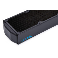 Alphacool 14438, Radiator, Kupfer, Stahl, Schwarz, 1/4", 80 mm, 286 mm