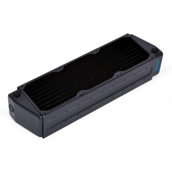 Alphacool 14375, Radiator, Kupfer, Stahl, Schwarz, 1/4 Zoll, 0,8 bar, 3,6 Lüfter