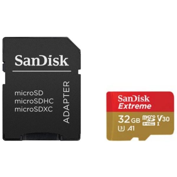 SanDisk SDSQXAF-032G-GN6AT, 32 GB, MicroSDHC, UHS-I, 100 MB/s, Class 3 (U3), Schockresistent, Temperaturbeständig, Wasserdicht