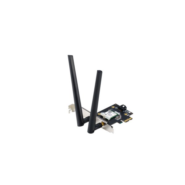 ASUS PCE-AXE5400, Eingebaut, Kabelgebunden, PCI Express, WLAN, Wi-Fi 6E (802.11ax), 2402 Mbit/s