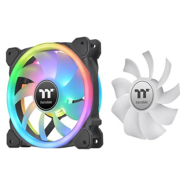 Thermaltake SWAFAN 14 RGB, Ventilator, 14 cm, 500 RPM, 2000 RPM, 34,5 dB, 77,6 cfm