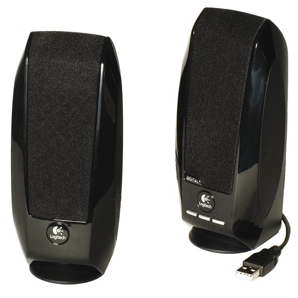 Logitech Speakers S150, 2.0 Kanäle, Verkabelt, 1,2 W, 90 - 20000 Hz, Schwarz