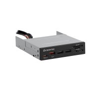 Chieftec CRD-908H, MicroSD (TransFlash), SD, Schwarz, 3.5...