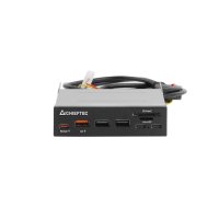 Chieftec CRD-908H, MicroSD (TransFlash), SD, Schwarz, 3.5 Zoll, 5000 Mbit/s, USB 3.2 Gen 1 (3.1 Gen 1), 102 mm