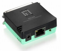 LevelOne Parallel Print Server (1-Port), Schwarz, Grün, Aktivität, Link, Leistung, Status, Taiwan, Ethernet-LAN, IEEE 802.3, IEEE 802.3u, 10,100 Mbit/s