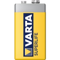 Varta Superlife 9V, Einwegbatterie, 9V, Zink-Karbon, 9 V,...