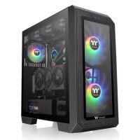 Thermaltake View 300 MX, Midi Tower, PC, Schwarz, ATX,...