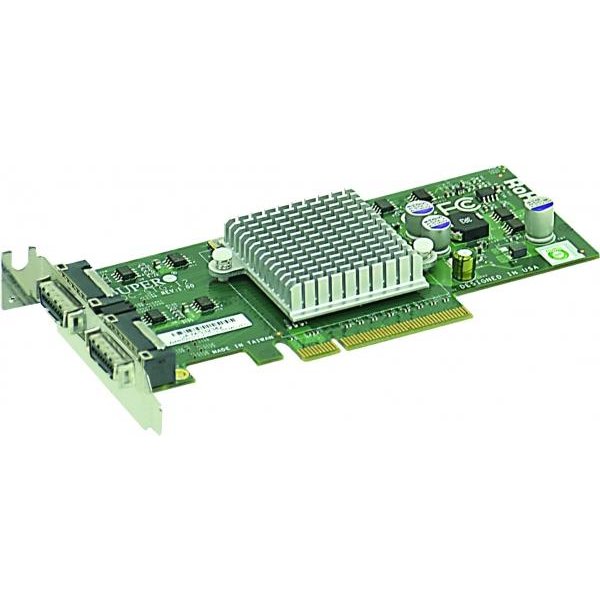 Supermicro Netzwerkkarte Dual-Port CX4 10Gbit LP AOC-STG-I2-Bulk