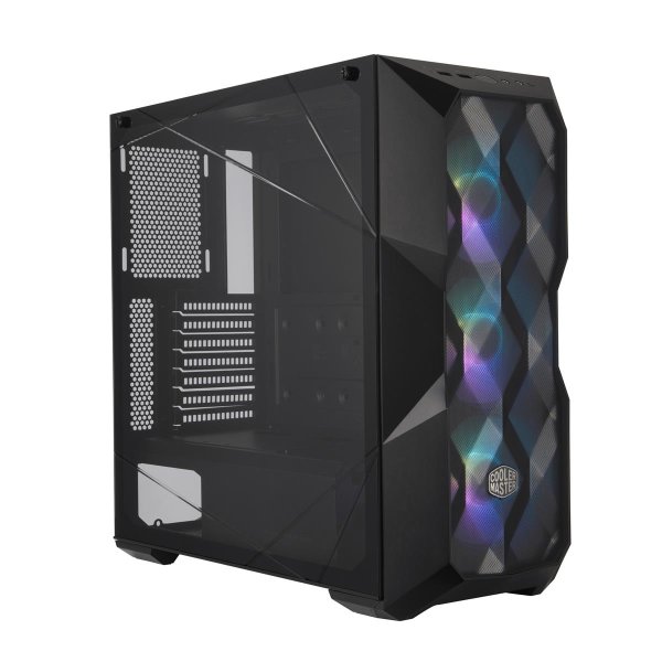 Cooler Master MasterBox TD500 Mesh, Midi Tower, PC, Schwarz, ATX, EATX, micro ATX, Mini-ITX, SSI CEB, Netz, Kunststoff, Stahl, Gehärtetes Glas, Multi