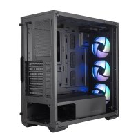 Cooler Master MasterBox TD500 Mesh, Midi Tower, PC, Schwarz, ATX, EATX, micro ATX, Mini-ITX, SSI CEB, Netz, Kunststoff, Stahl, Gehärtetes Glas, Multi