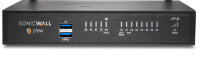 SonicWALL TZ270, 2 Gbit/s, 0,75 Gbit/s, 1000 Mbit/s,...