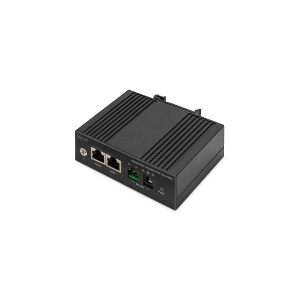 DIGITUS Gigabit Ethernet PoE Splitter, Industrial, 60W