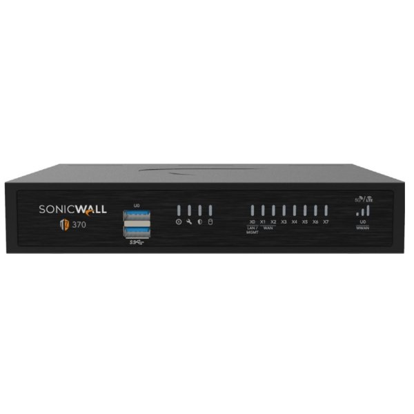 SonicWALL TZ370, 0,003 Gbit/s, 1,3 Gbit/s, 1000 Mbit/s, 256 GB, 12 V, 3 Mbit/s