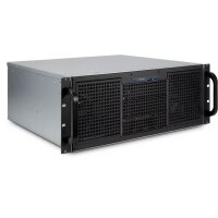 Inter-Tech 4U 40240, Rack, Server, Schwarz, Grau, ATX,...