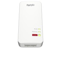 AVM FRITZ!Powerline 1240 AX, 1200 Mbit/s, IEEE 802.11ac, Typ F, Gigabit Ethernet, 10,100,1000 Mbit/s, Wi-Fi 6 (802.11ax)