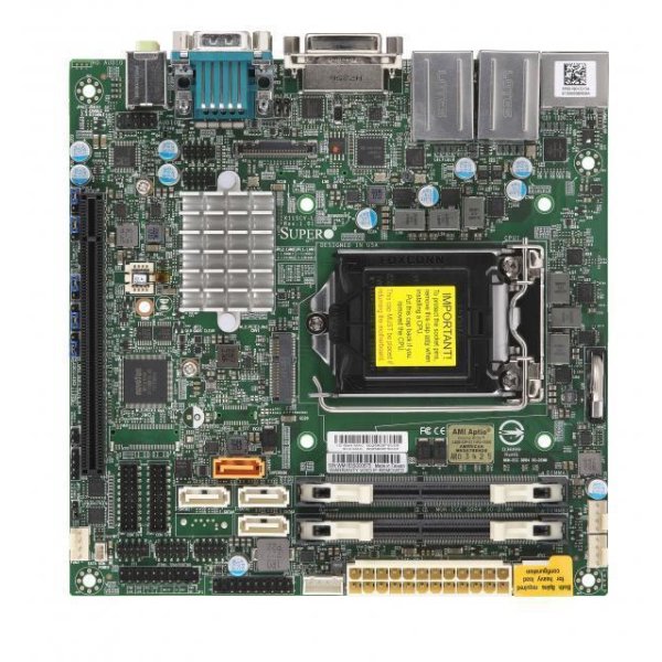 Supermicro X11SCV-L, Intel, LGA 1151 (Socket H4), Intel® Celeron®, Intel® Core™ i3, Intel® Core™ i5, Intel® Core™ i7, Intel® Core™ i9, DDR4-SDRAM, 32 GB, DIMM