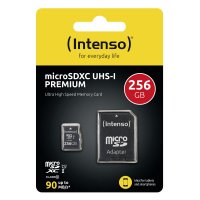 Intenso microSD Karte UHS-I Premium, 256 GB, MicroSD,...