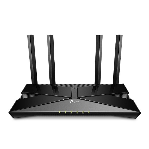 TP-LINK AX1800 Dualband Wi-Fi 6 Router, Wi-Fi 6 (802.11ax), Dual-Band (2,4 GHz/5 GHz), Ethernet/LAN, Schwarz, Tabletop-Router