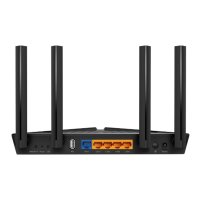 TP-LINK AX1800 Dualband Wi-Fi 6 Router, Wi-Fi 6 (802.11ax), Dual-Band (2,4 GHz/5 GHz), Ethernet/LAN, Schwarz, Tabletop-Router