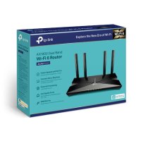 TP-LINK AX1800 Dualband Wi-Fi 6 Router, Wi-Fi 6 (802.11ax), Dual-Band (2,4 GHz/5 GHz), Ethernet/LAN, Schwarz, Tabletop-Router