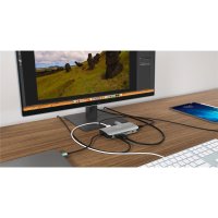 i-tec Metal USB-C Travel Nano Dock HDMI/VGA with LAN + Power Delivery 100 W, Kabelgebunden, USB 3.2 Gen 1 (3.1 Gen 1) Type-C, 100 W, 3,5 mm, Silber, MicroSD (TransFlash), SD