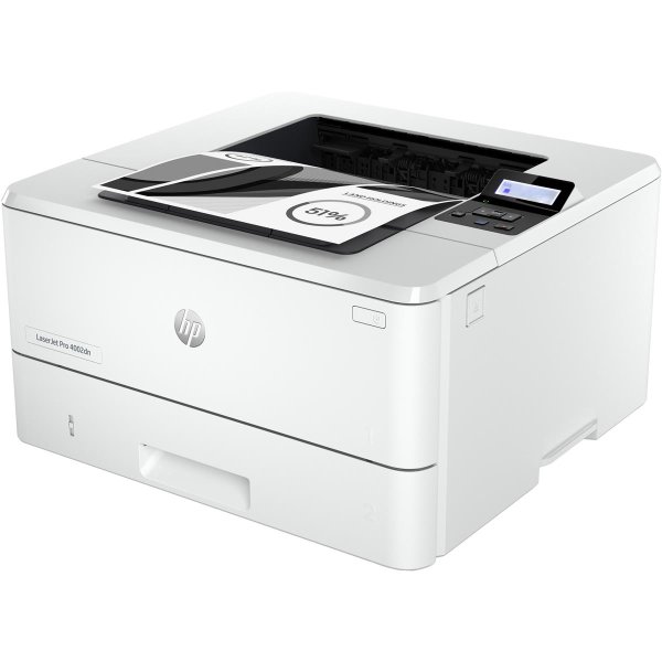 HP LaserJet Pro 4002dn Drucker, Laser, 1200 x 1200 DPI, A4, 40 Seiten pro Minute, Doppelseitiger Druck, Weiß