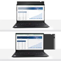 StarTech.com 13,3 Zoll Laptop Sichtschutzfolie - Blickschutzfilter/Spionfolie für Widescreen (16:9) - Laptop Anti-Spy/Blaulichtfilter mit 51% Blaulichtreduzierung - Blickschutzfolie für Laptop matt/glänzend, 33,8 cm (13.3"), 16:9, Laptop, Rahmenloser Blic