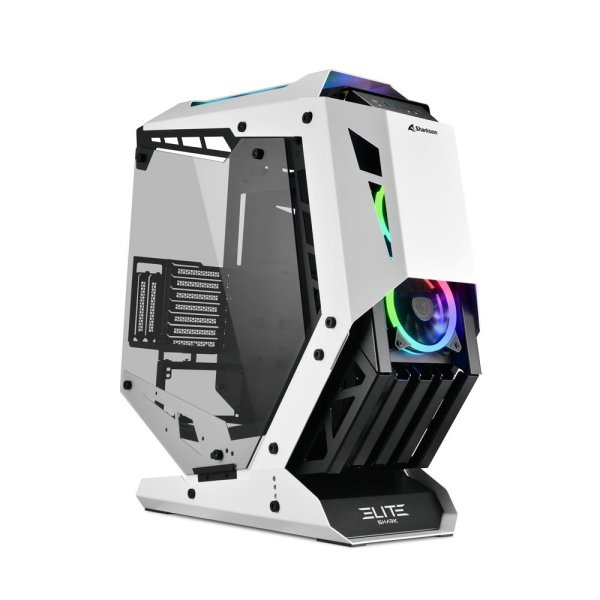 Sharkoon ELITE SHARK CA700, Tower, PC, Schwarz, Weiß, ATX, micro ATX, Mini-ITX, Gaming, Multi