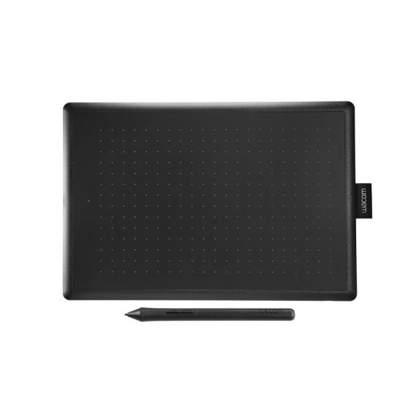 Wacom One by Medium, Kabelgebunden, 2540 lpi, 216 x 135 mm, USB, Stift, Schwarz, Rot