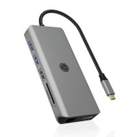 ICY BOX IB-DK4061-CPD, Kabelgebunden, USB 3.2 Gen 1 (3.1...