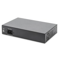 DIGITUS 8-Port Gigabit PoE Netzwerkswitch, Desktop,...