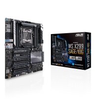 ASUS WS X299 SAGE/10G, Intel, LGA 2066 (Socket R4), LGA 2066, DDR4-SDRAM, 512 GB, Vierfach-Kanal