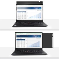 StarTech.com 14 Zoll Laptop Sichtschutzfolie - Blickschutzfilter/Spionfolie für Widescreen (16:9) - Laptop Anti-Spy/Blaulichtfilter mit 51% Blaulichtreduzierung - Blickschutzfolie für Laptop matt/glänzend, 35,6 cm (14"), 16:9, Laptop, Rahmenloser Blicksch