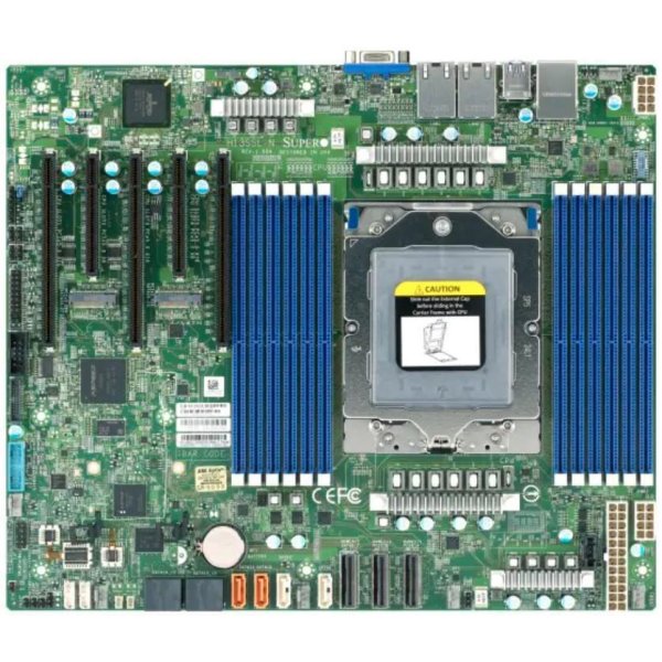 Supermicro MBD-H13SSL-N-O, AMD, Socket SP5, AMD EPYC 9004, Socket SP5, DDR5-SDRAM, 3 TB