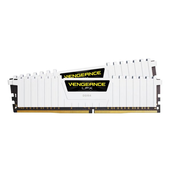 Corsair Vengeance LPX CMK16GX4M2B3200C16W, 16 GB, 2 x 8 GB, DDR4, 3200 MHz, 288-pin DIMM, Weiß