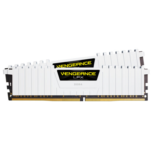 Corsair Vengeance LPX CMK16GX4M2A2666C16W, 16 GB, 2 x 8 GB, DDR4, 2666 MHz, 288-pin DIMM