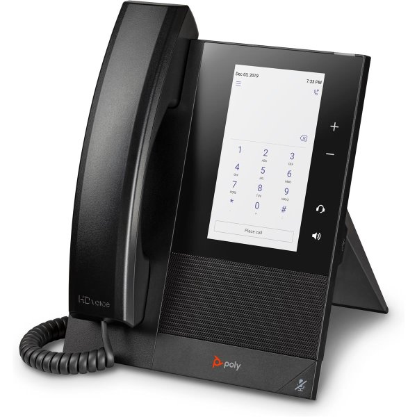 HP POLY CCX 400 Business-Medientelefon für Microsoft Teams und PoE-fähig, IP-Telefon, Schwarz, Kabelgebundenes Mobilteil, 24 Zeilen, LCD, 12,7 cm (5")