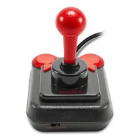 SPEEDLINK Competition Pro Extra, Joystick, Android, PC, Analog, Kabelgebunden, USB 1.1, Schwarz, Rot