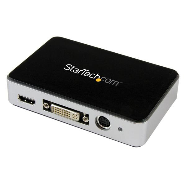 StarTech.com USB 3.0 Video Grabber - HDMI / DVI / VGA / Component HD PVR Video Capture, USB 3.2 Gen 1 (3.1 Gen 1), 1920 x 1080 Pixel, Mstar MST3363CNK-170, 2242857 h, 4:3, 16:9, CE, FCC, REACH