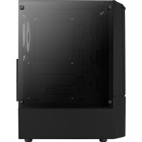 AEROCOOL ADVANCED TECHNOLOGIES Aerocool Quantum Mesh, Midi Tower, PC, Schwarz, ATX, micro ATX, Mini-ITX, Acrylnitril-Butadien-Styrol (ABS), SPCC, Stahl, Gaming