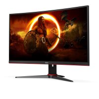 AOC G2 C24G2AE/BK, 59,9 cm (23.6"), 1920 x 1080 Pixel, Full HD, LED, 1 ms, Schwarz, Rot