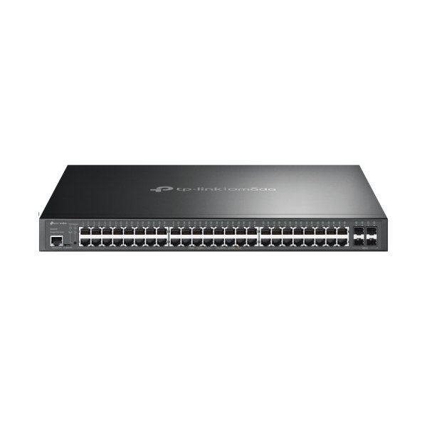 TP-LINK Omada SG3452P, Managed, L2/L3, Gigabit Ethernet (10/100/1000), Power over Ethernet (PoE), Rack-Einbau, 1U