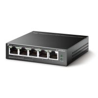 TP-LINK 5-Port 10/100Mbps Desktop Switch mit 4-Port PoE,...