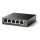 TP-LINK 5-Port 10/100Mbps Desktop Switch mit 4-Port PoE, Unmanaged, Fast Ethernet (10/100), Vollduplex, Power over Ethernet (PoE)