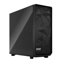 Fractal Design Meshify 2 XL Dark Tempered Glass, Tower, PC, Schwarz, ATX, EATX, micro ATX, Mini-ITX, SSI CEB, Stahl, Gehärtetes Glas, Gaming