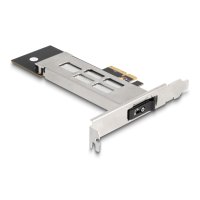 Delock 47028, PCIe, M.2, Männlich, PCIe 4.0, Schwarz, Metallisch, Passiv