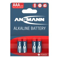 Ansmann 5015553, Einwegbatterie, Alkali, 1,5 V, 4 Stück(e), Mehrfarben, 10,5 mm