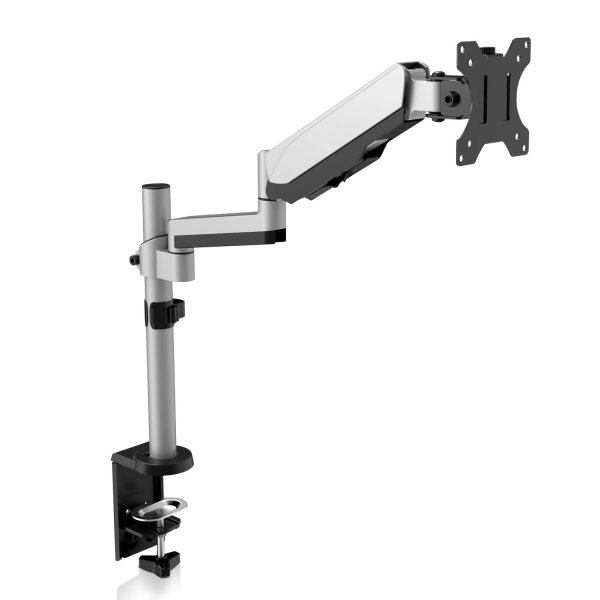 V7 Monitorhalterung mit Touch-Anpassung, Klemme, 8 kg, 43,2 cm (17"), 81,3 cm (32"), 100 x 100 mm, Silber