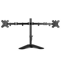 V7 Dual-Desktop-Monitorständer, Freistehend, 8 kg, 33 cm (13"), 81,3 cm (32"), 100 x 100 mm, Schwarz